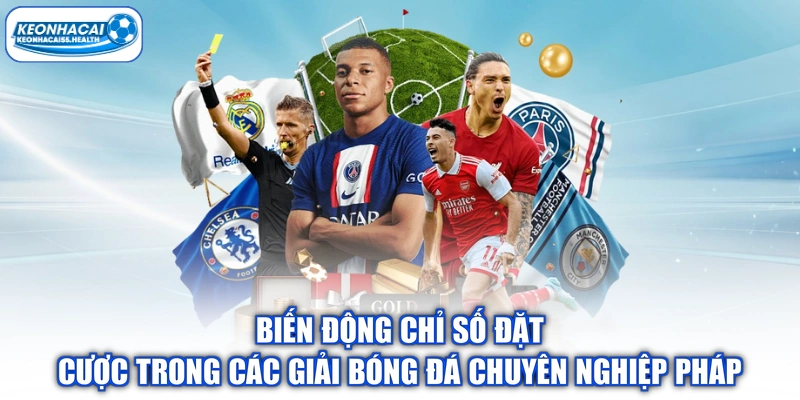 Biến động chỉ số đặt cược trong các giải bóng đá chuyên nghiệp Pháp