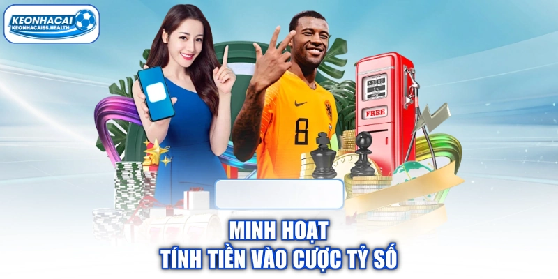 Minh họa tính tiền vào tỷ lệ số 